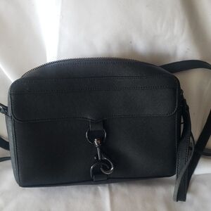 Rebecca Minkoff Black Bag with Silver Accents